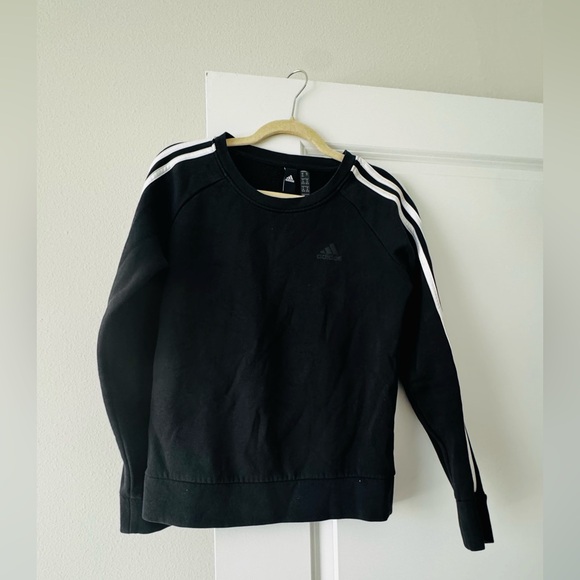 Adidas Women's Black Crew Neck Sweater - Picture 6 of 8